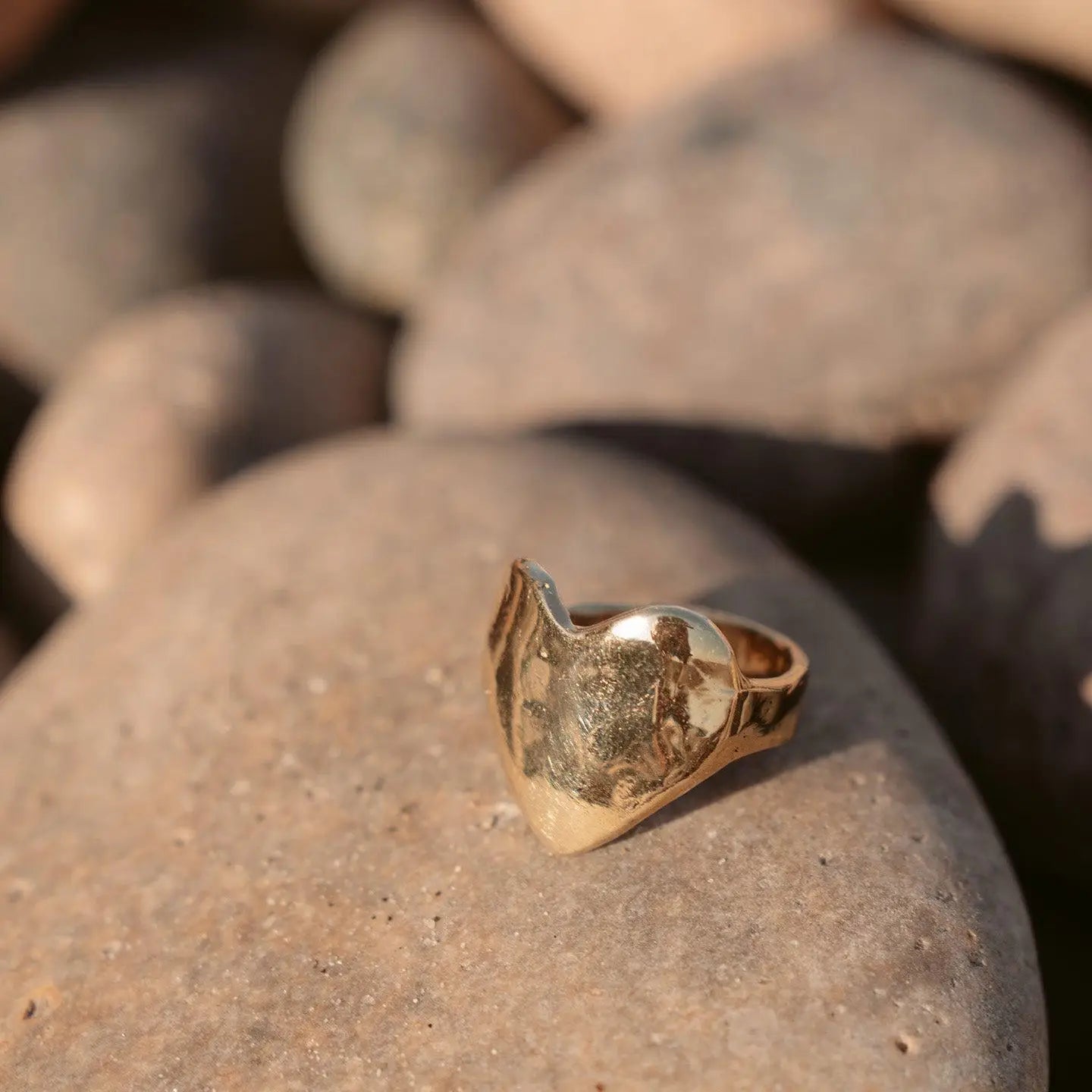 Dea Dia Eros Heart Signet Ring