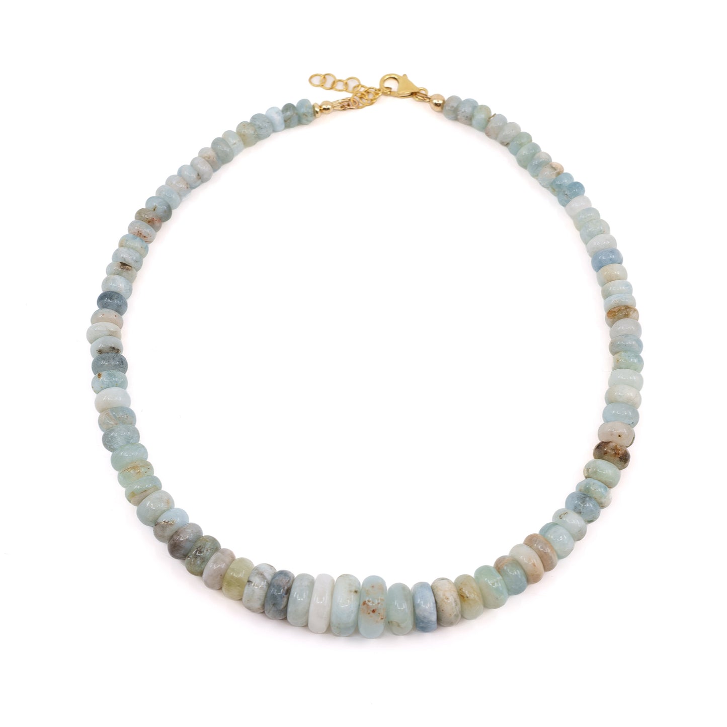 Graduated Aquamarine Necklace