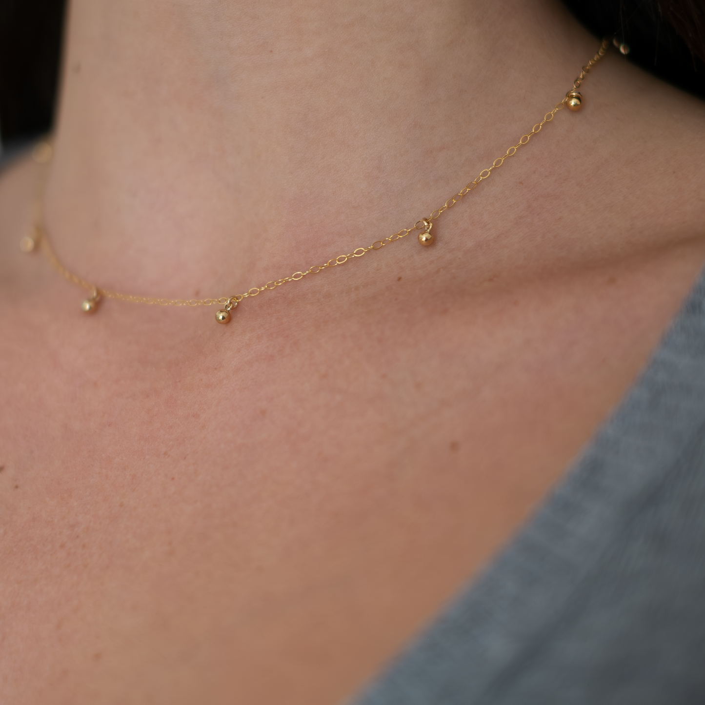 Ball Beaded Necklace