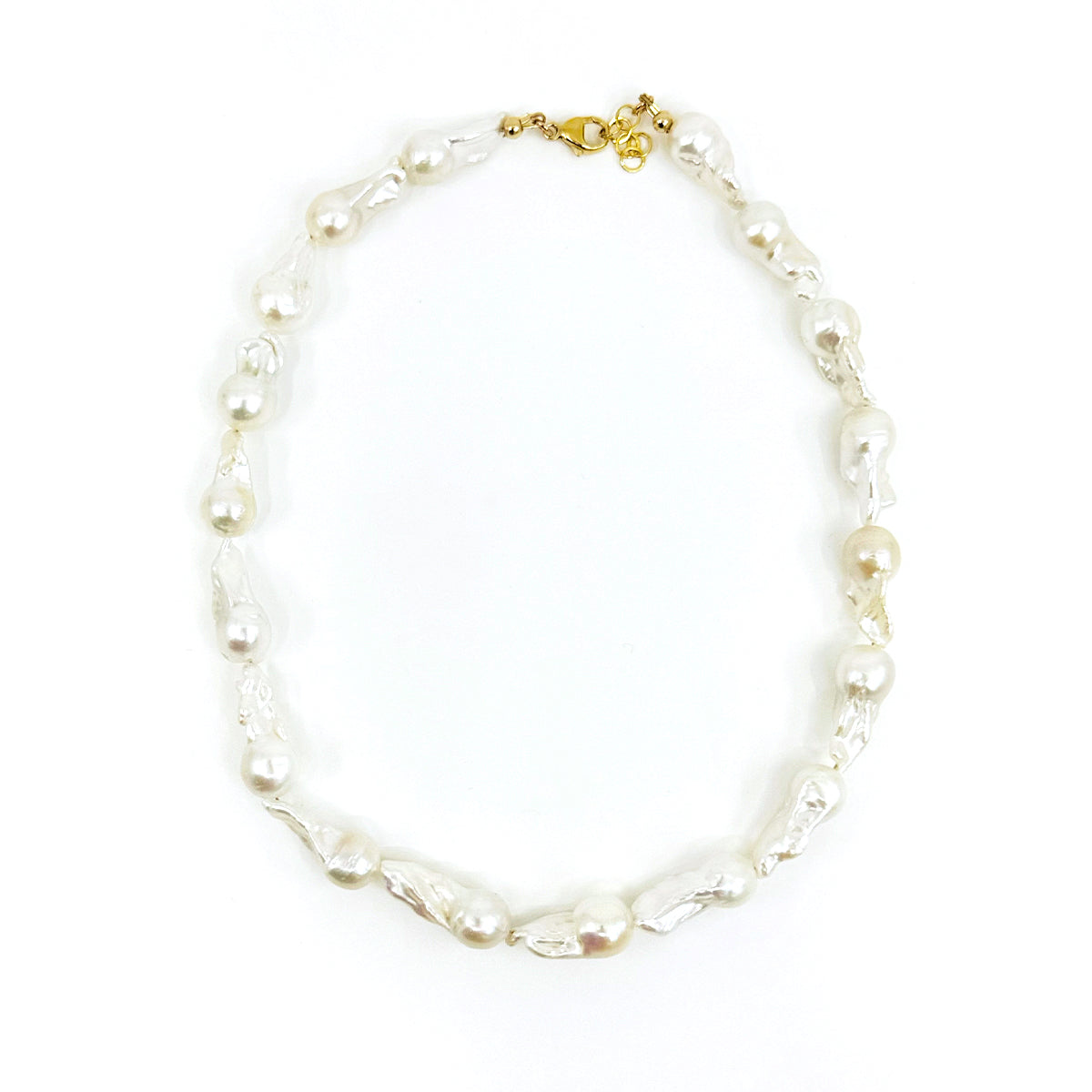 Baroque Pearl Collar Necklace