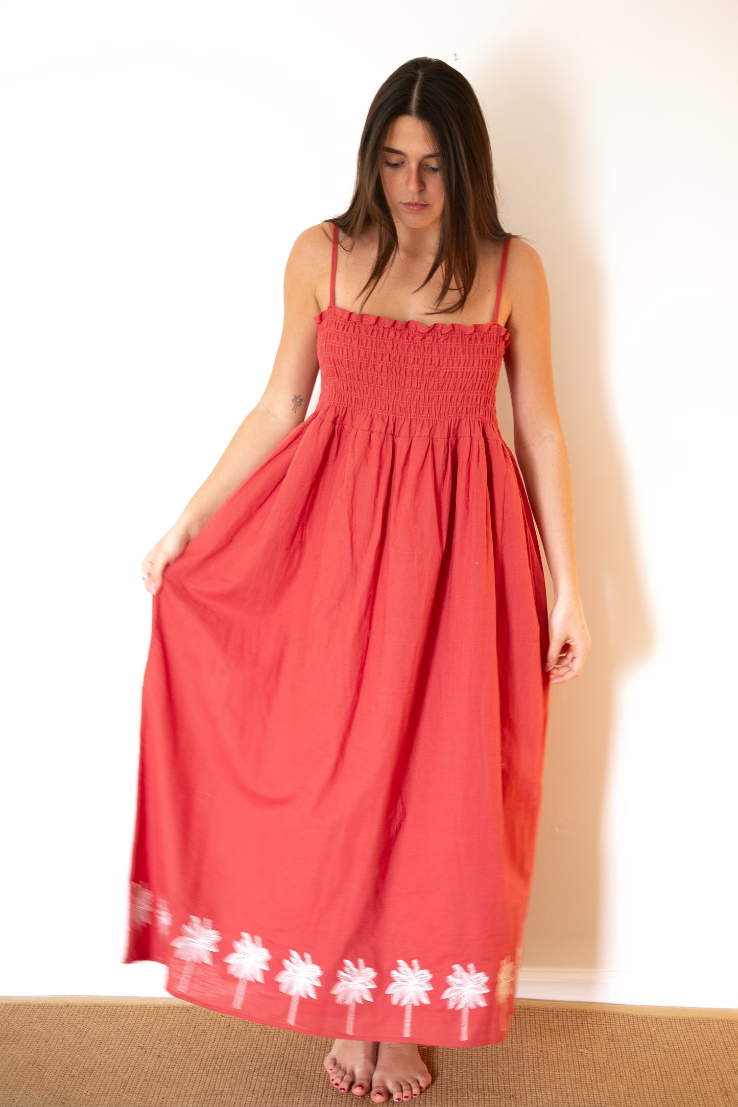 Citrine Swim Bella Dress - Brick