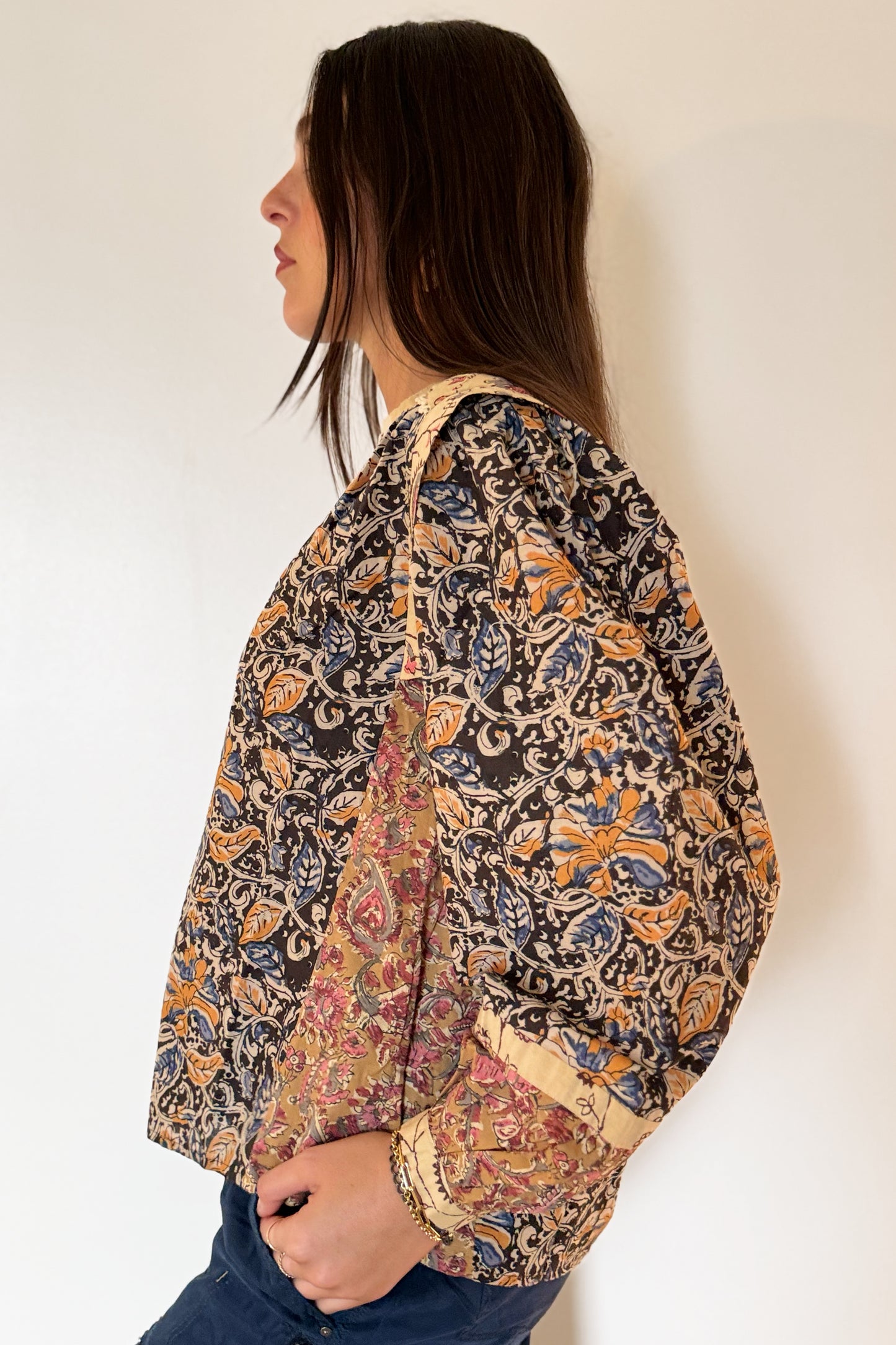 Louise Misha Jane Blouse - Charcoal Poem