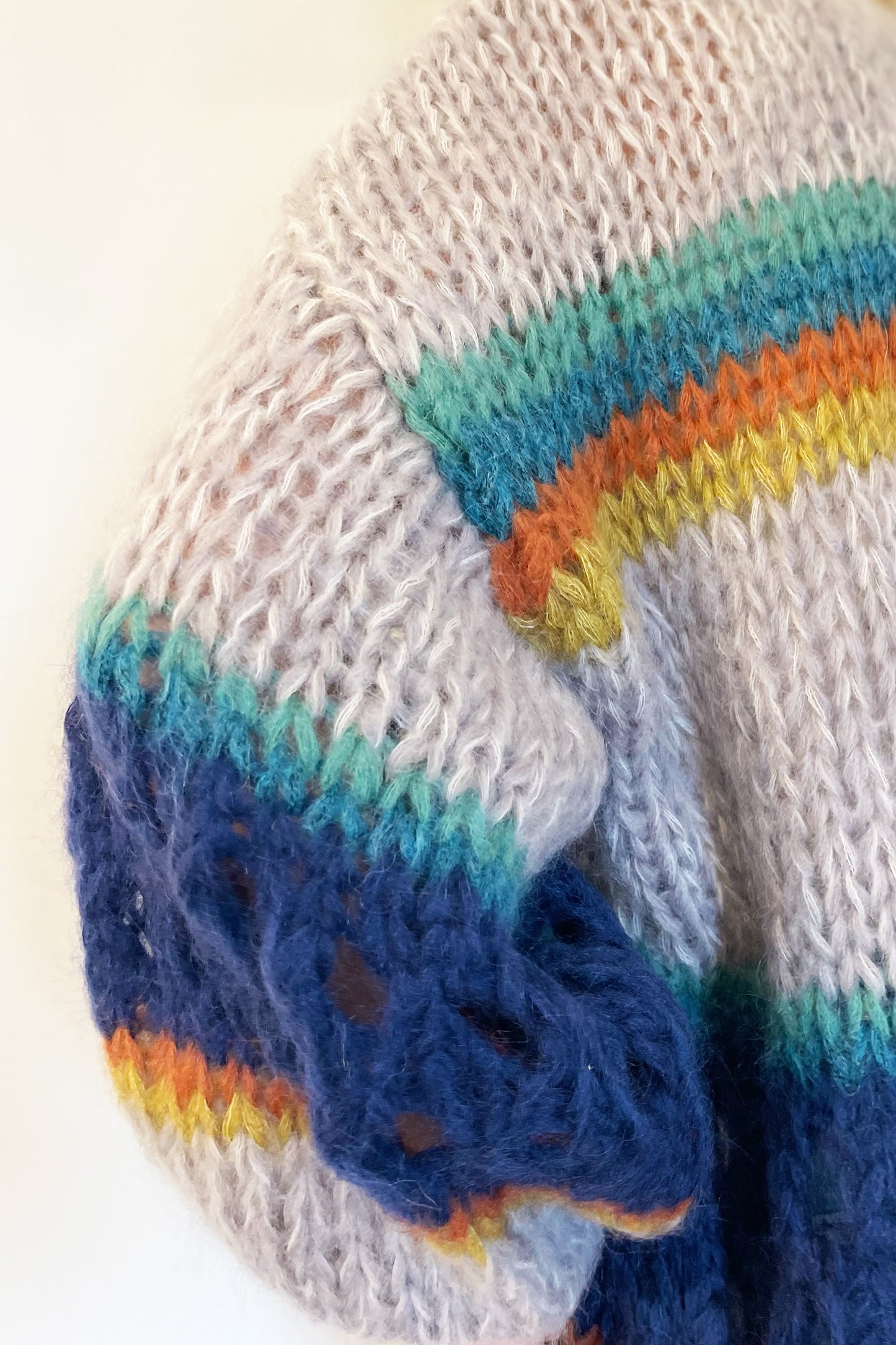 Maiami Stripes Galore Big Cardigan - Soft Fall