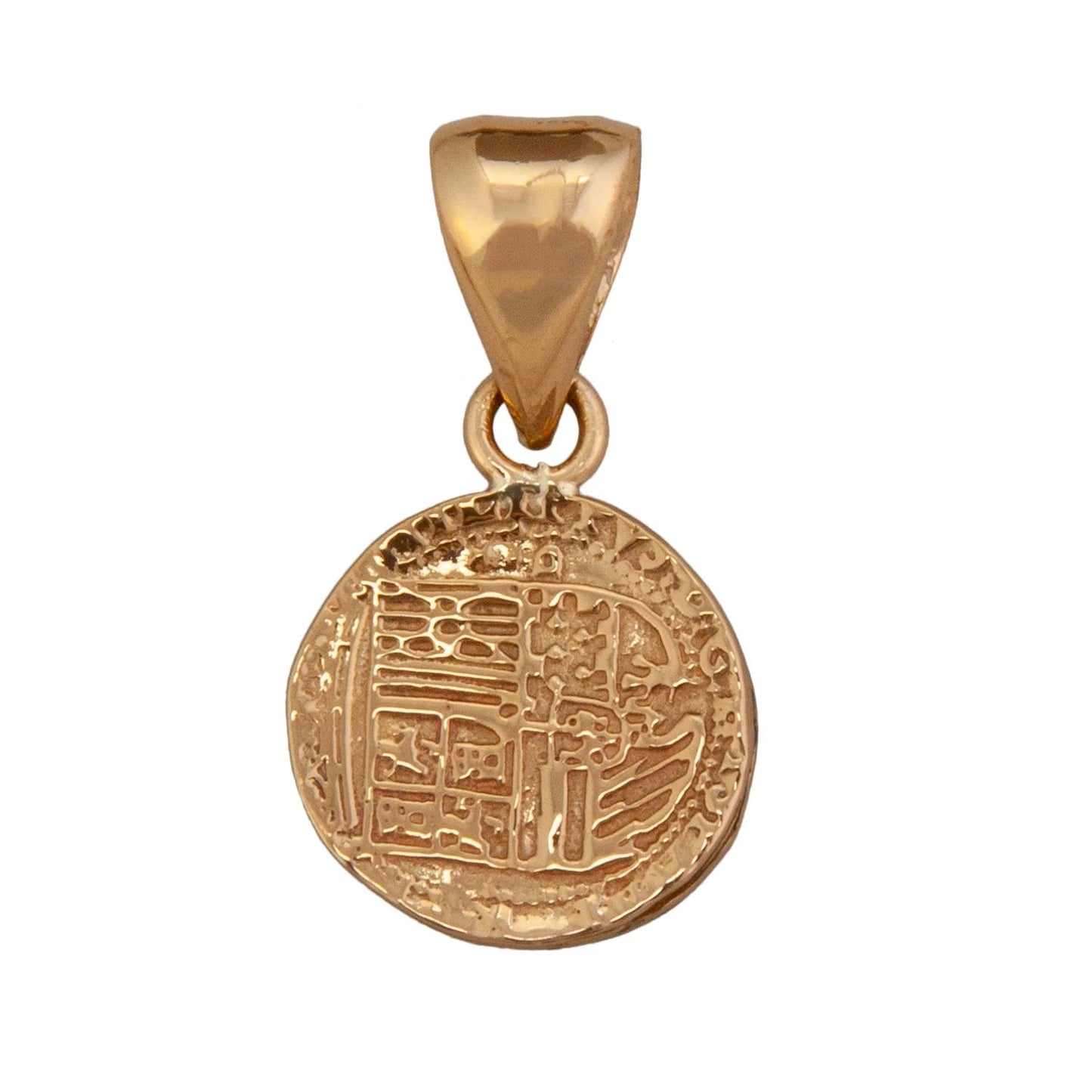 Charles Albert Replica Spanish Coin Pendant - Small