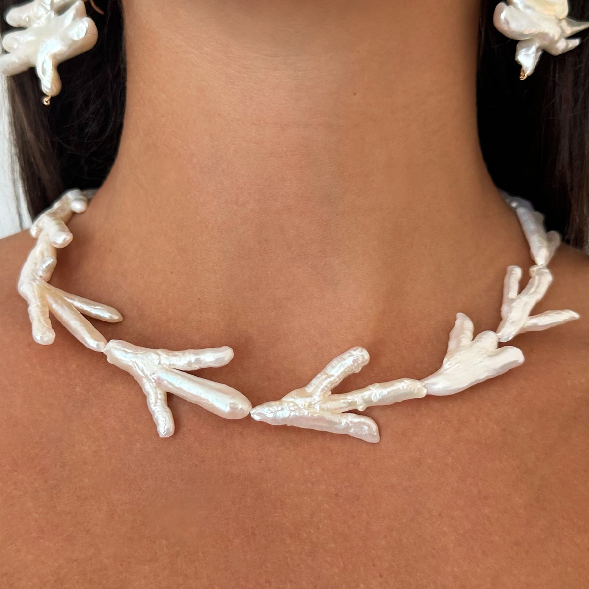 Chicken Foot Pearl Necklace