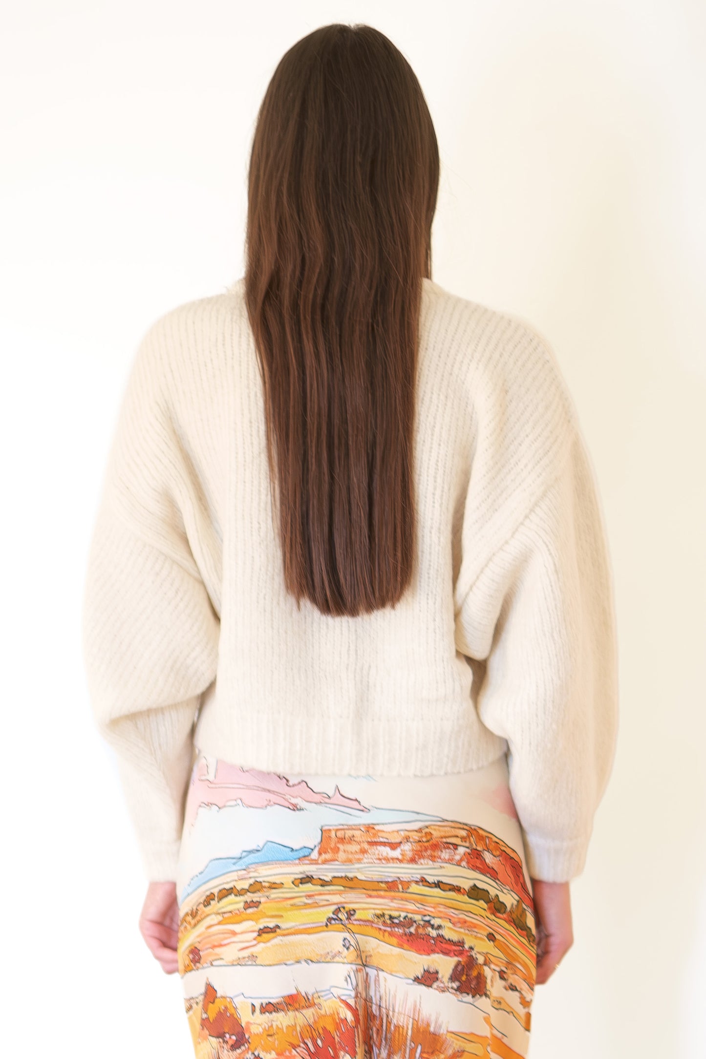 Atelier Delphine Balloon Sleeve Sweater - Cream