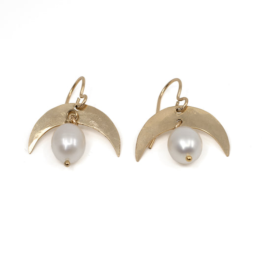 Moondrop Pearl Earrings