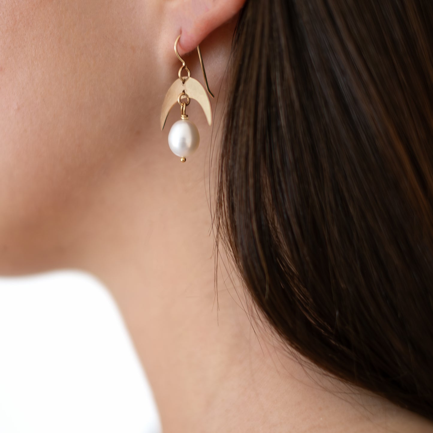 Moondrop Pearl Earrings