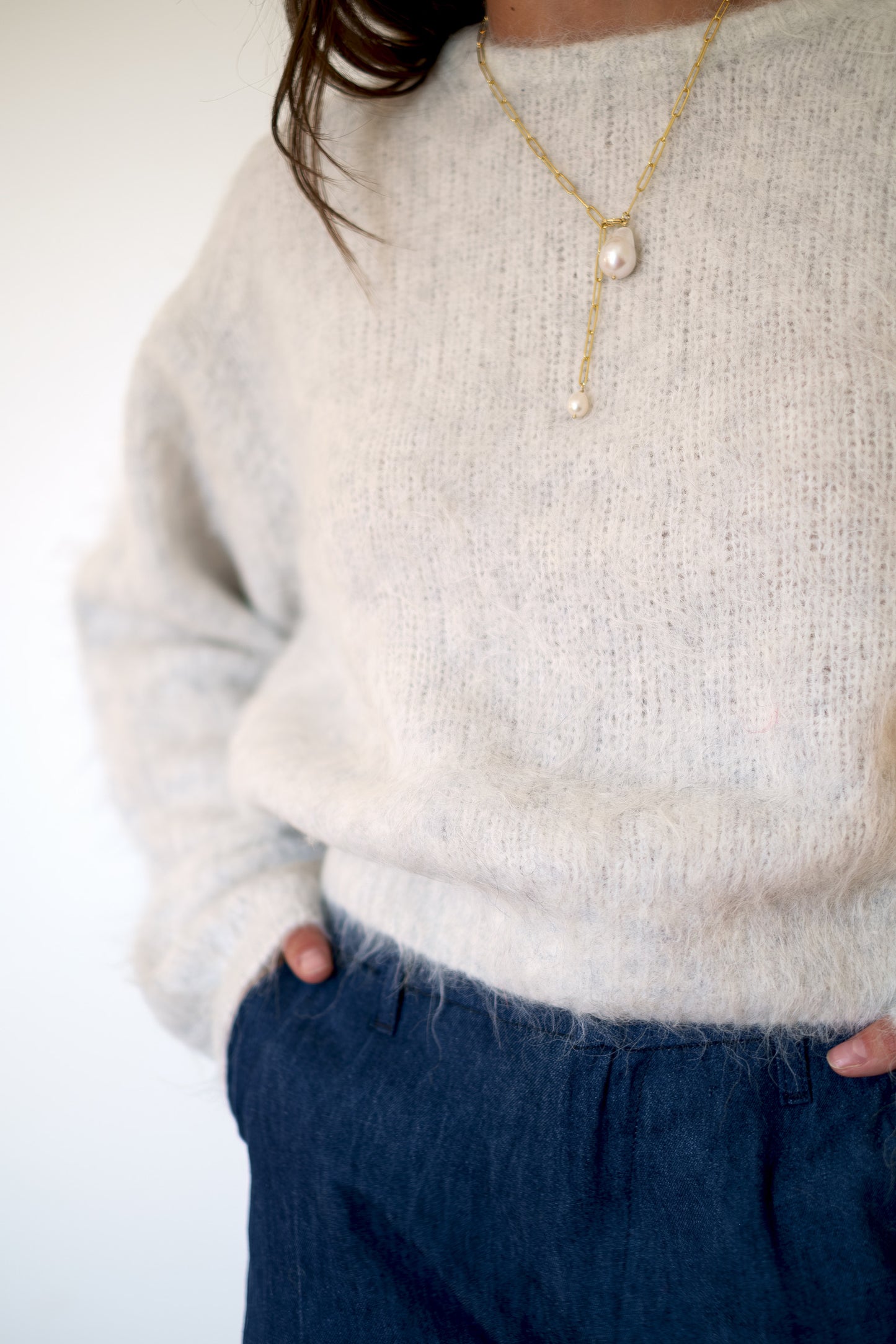 American Vintage Niby Sweater - Polar Melange
