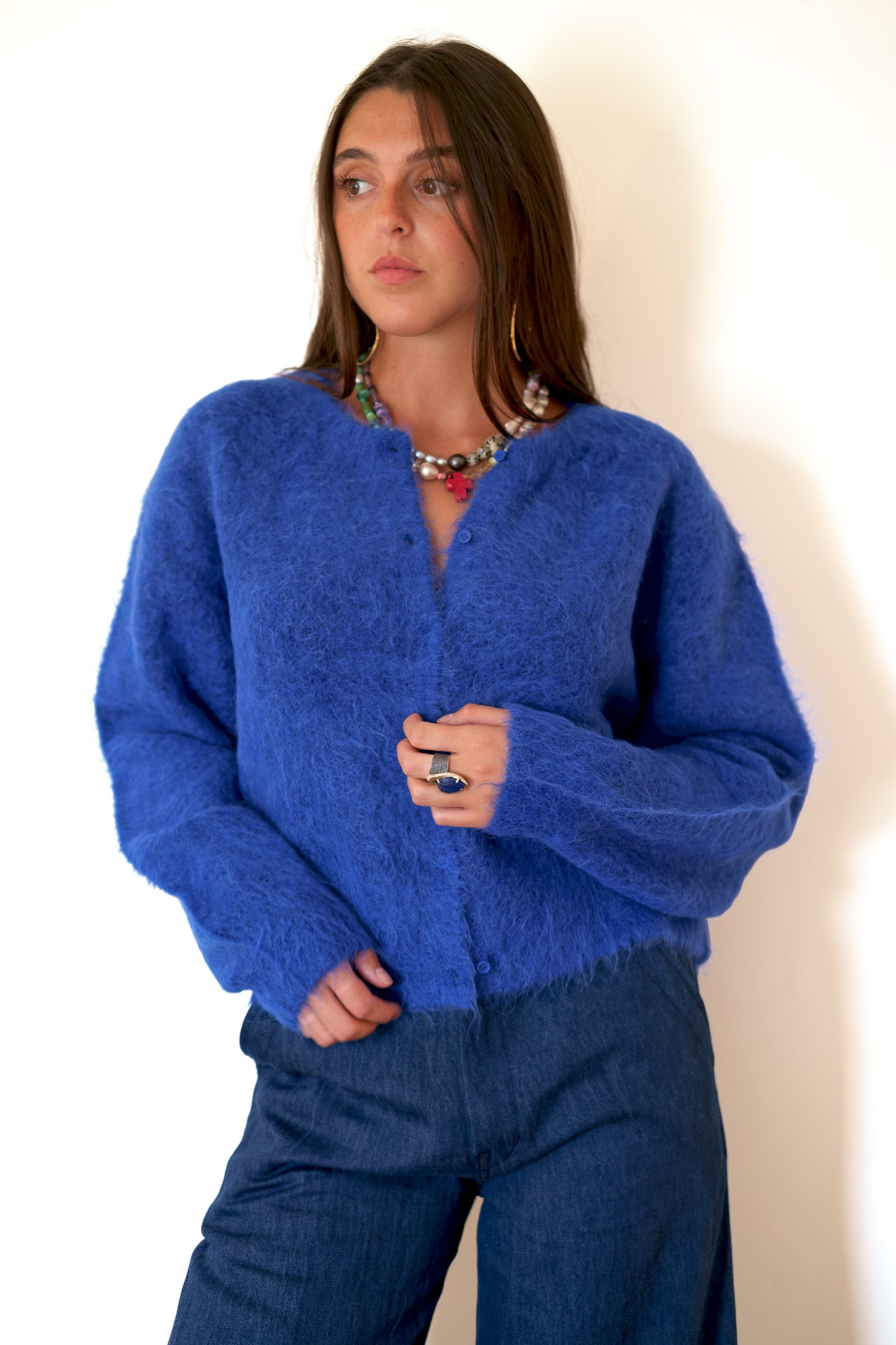 American Vintage Niby Cardigan - Royal Blue