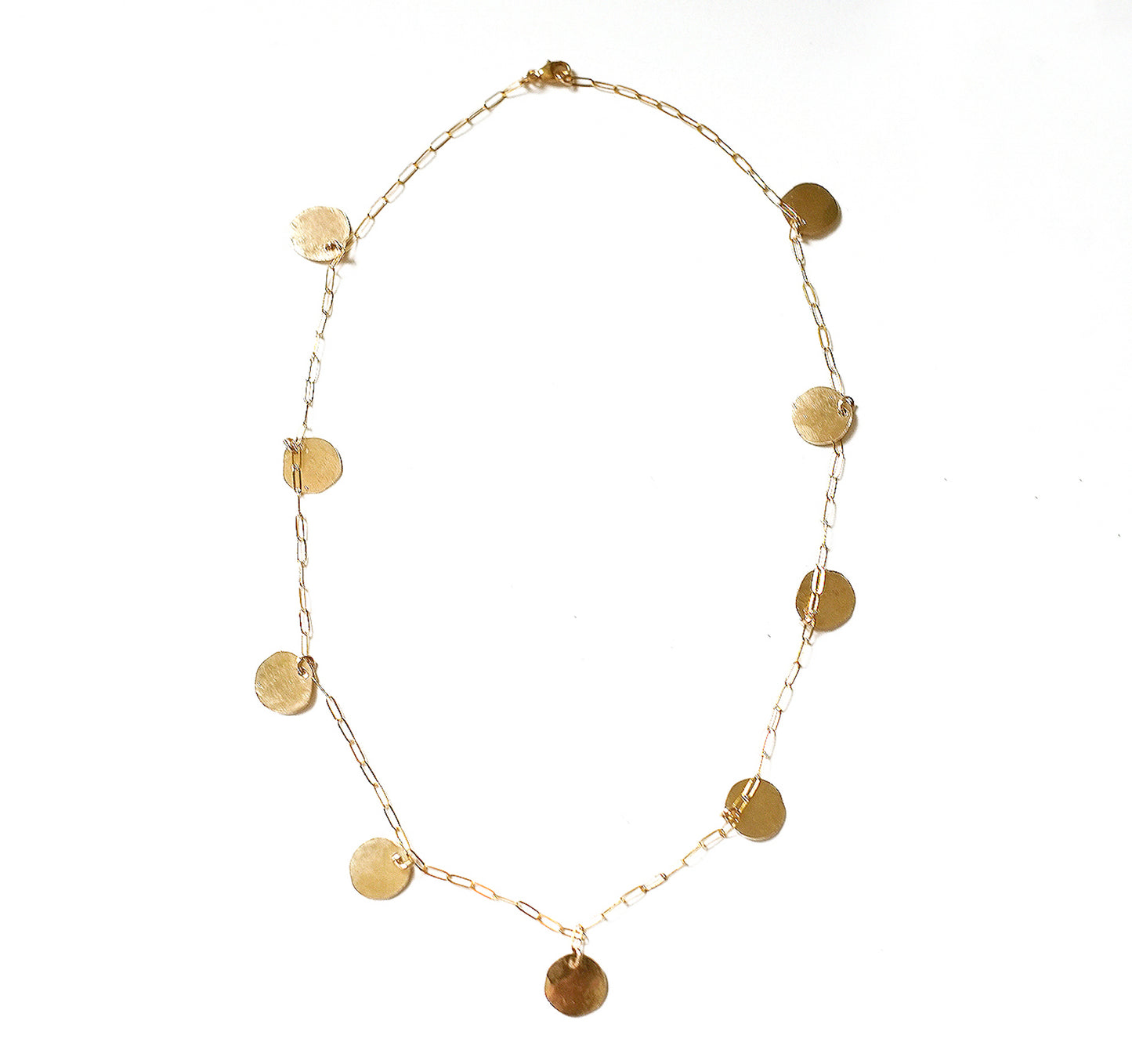 Nine Disc Necklace
