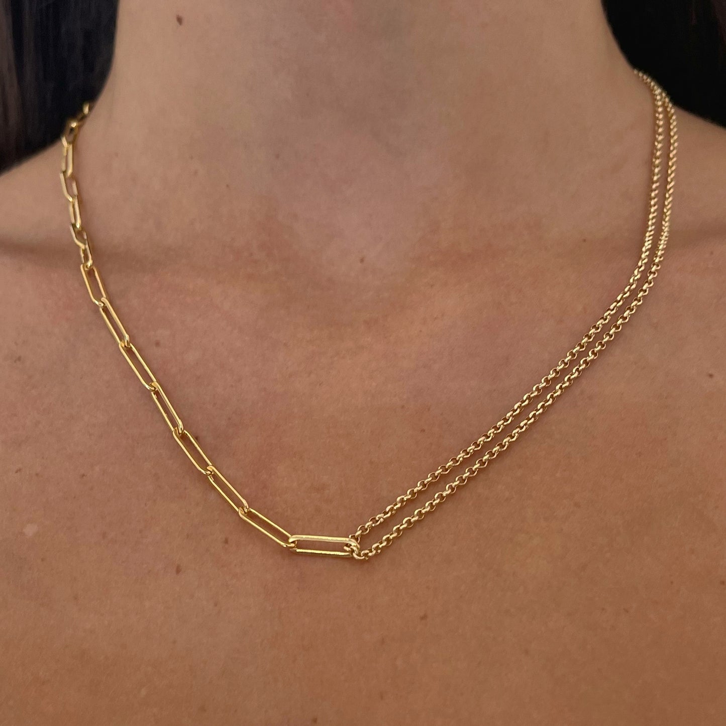 Draped Chain Necklace