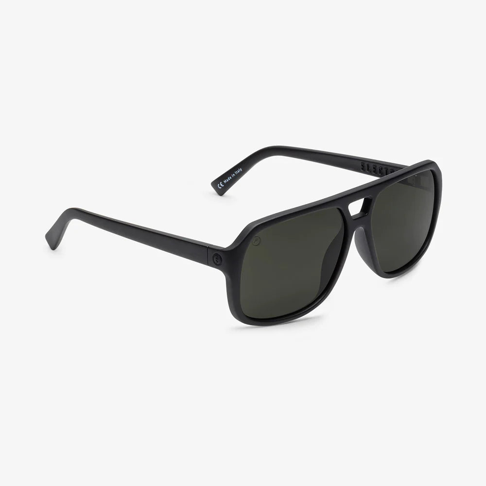 Electric Dude Sunglasses - Matte Black/Grey Polarized