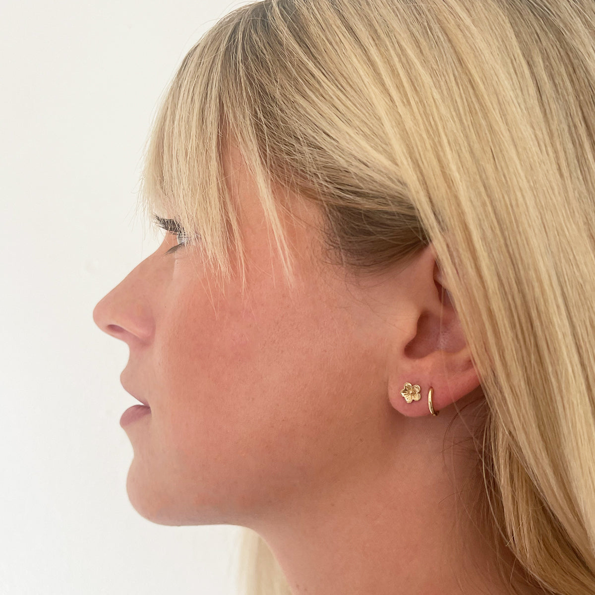14k Tiny Shaped Studs