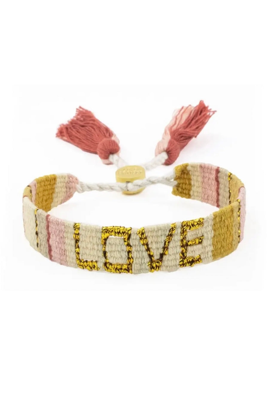 Love Is Project | Atitlan Love Bracelet - Yellow & Gold