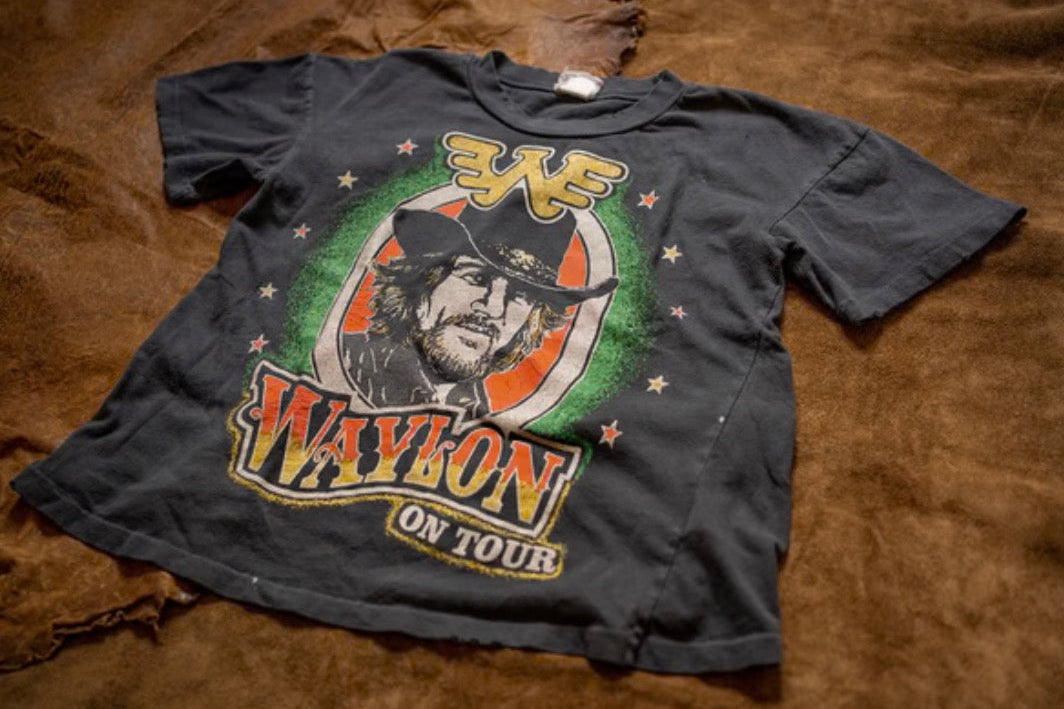 Madeworn Crop Waylon Jennings in Coal