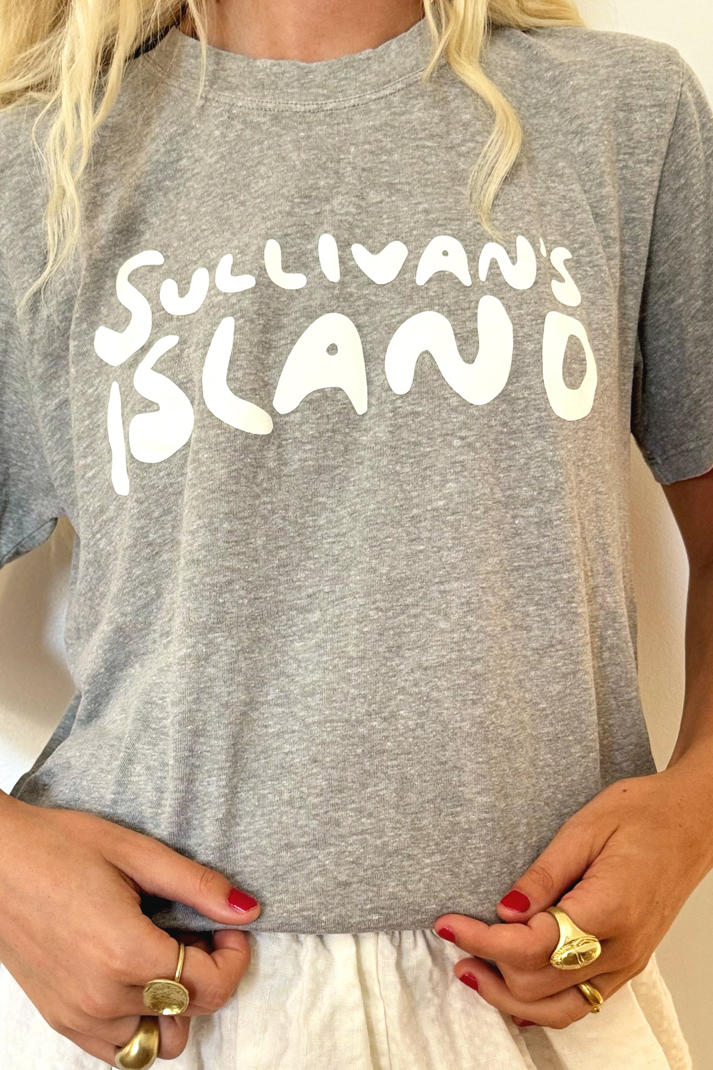 GOLDBUG Sullivan's Island Tee - Athletic Gray