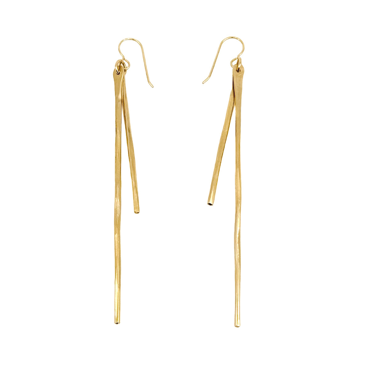 Hammered Sticks Earrings