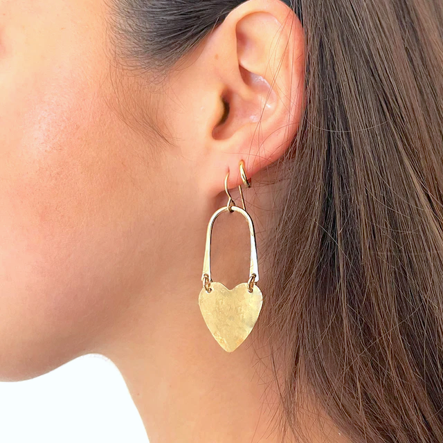 Heart Basket Earrings