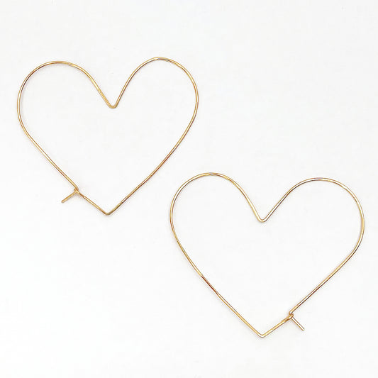 Heart Slider Earrings