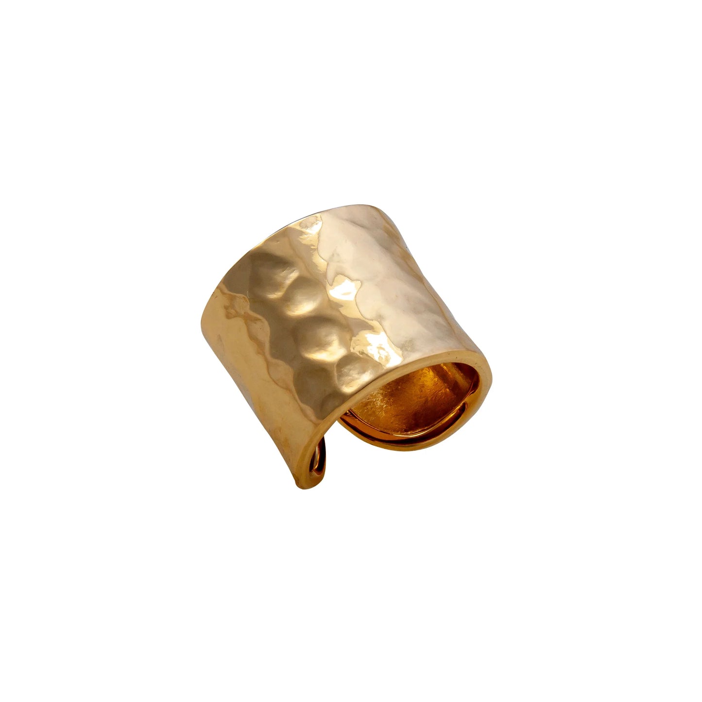 Charles Albert Alchemia Hammered Solid Adjustable Cuff Ring