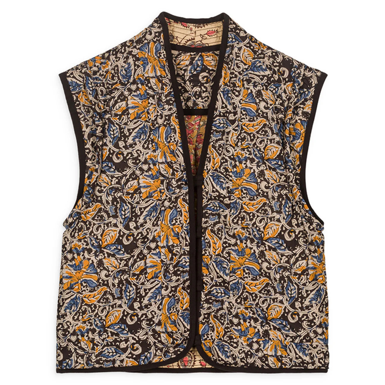 Louise Misha Reversible Nelina Jacket - Honey Charcoal Poem