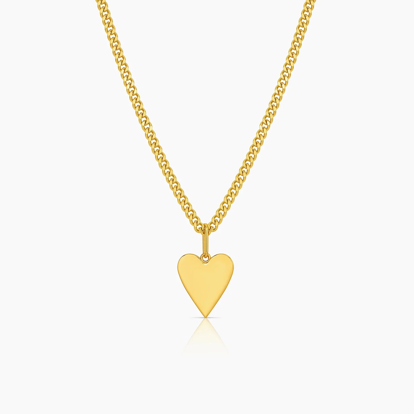 Thatch California Amaya Heart Curb Chain Necklace