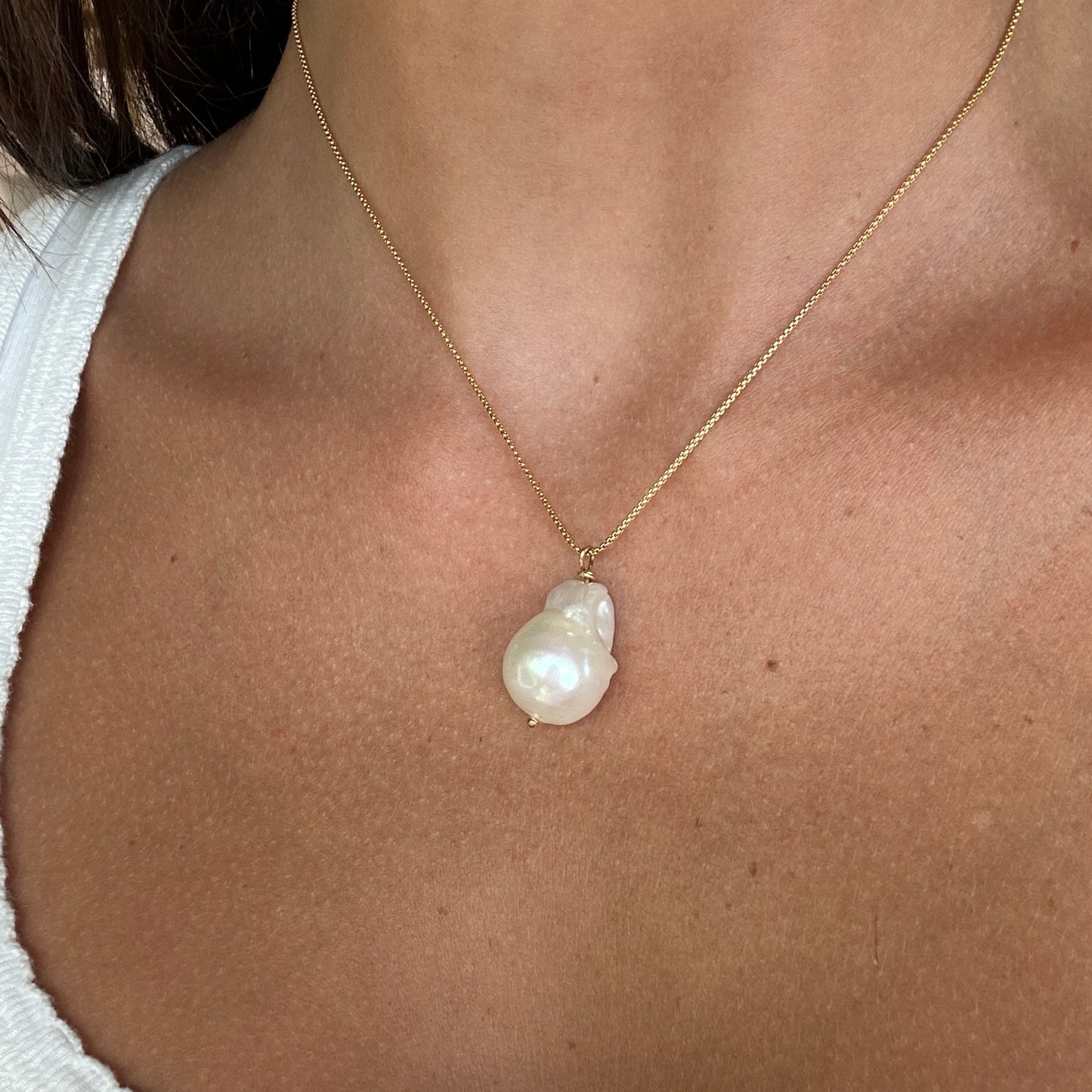 Large Pearl Charm