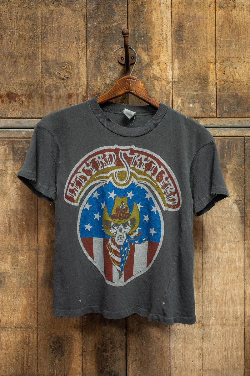 MadeWorn Lynyrd Skynyrd Crop Tee - Dusk