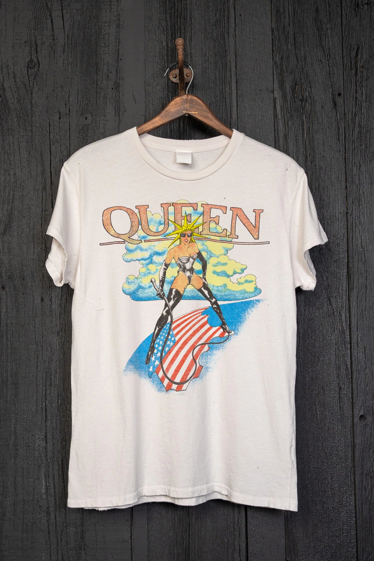 MadeWorn Queen Mistress Crew Tee - Vintage White