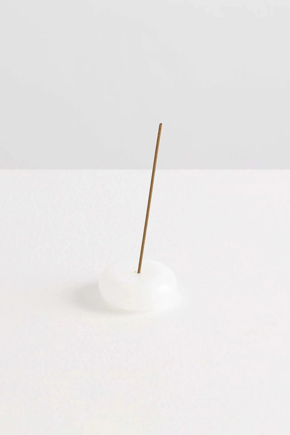 Glass Vessel Incense Holder - White