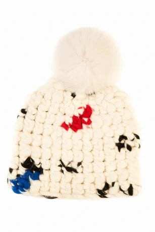 Mischa Lampert Pattern Beanie - Mondrian + Nude