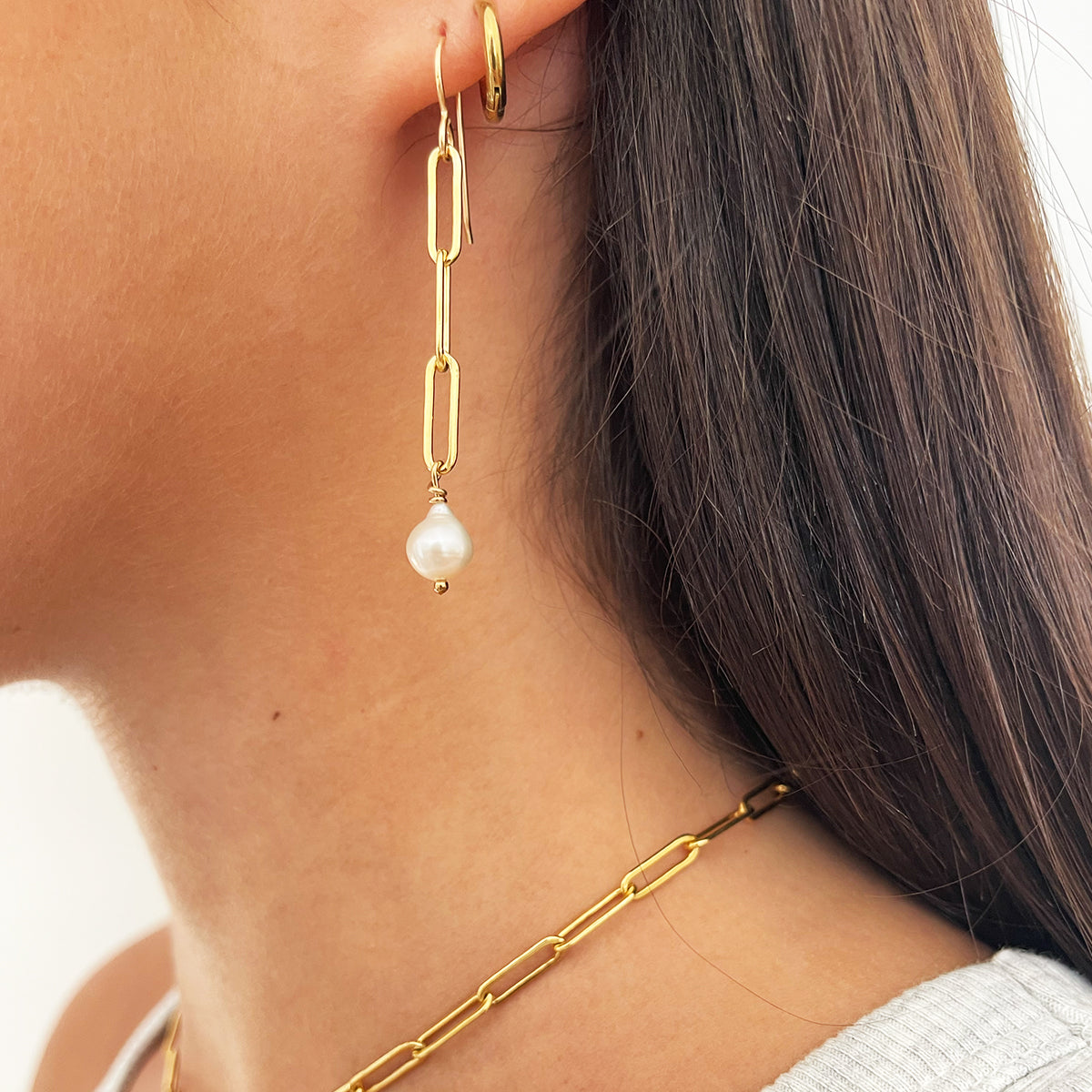 Pearl Chain Drops