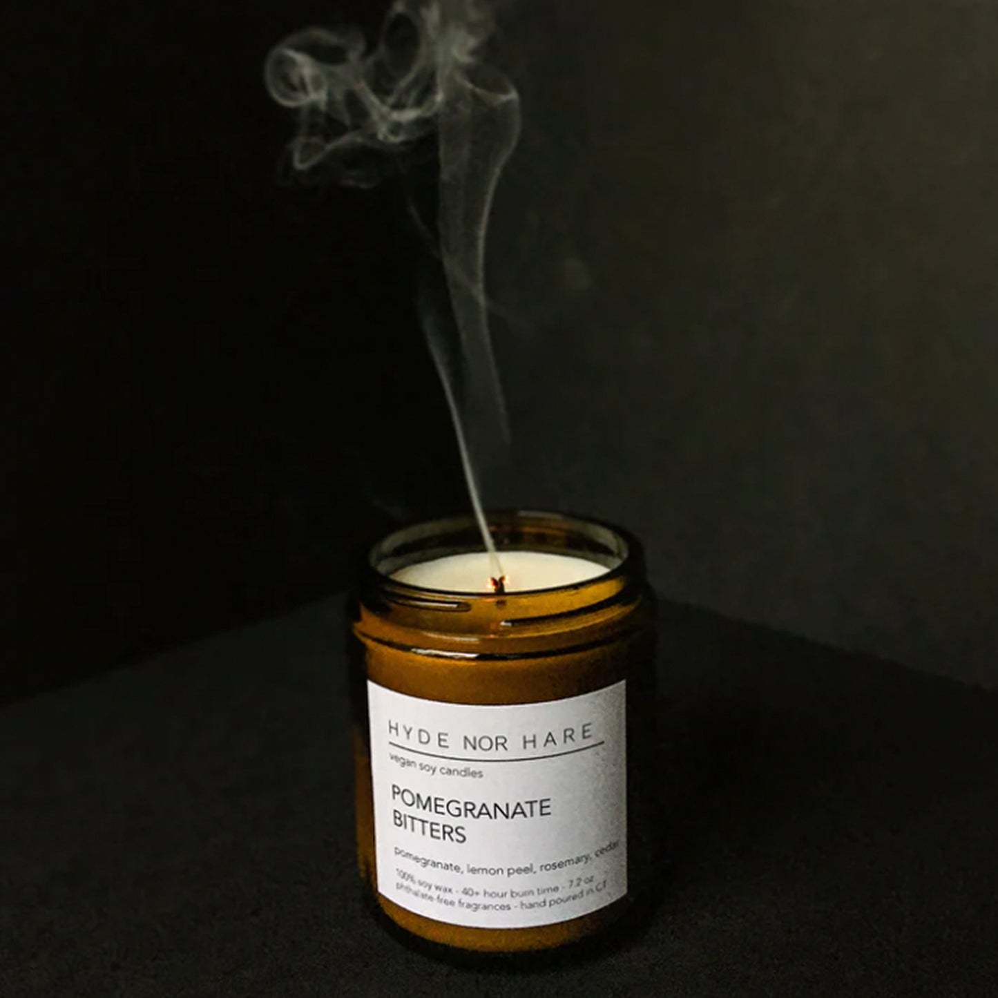 Hyde Nor Hare Candle - Pomegranite Bitters