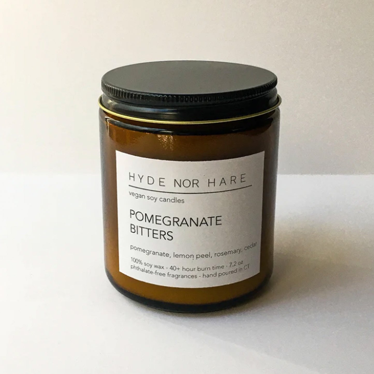 Hyde Nor Hare Candle - Pomegranite Bitters