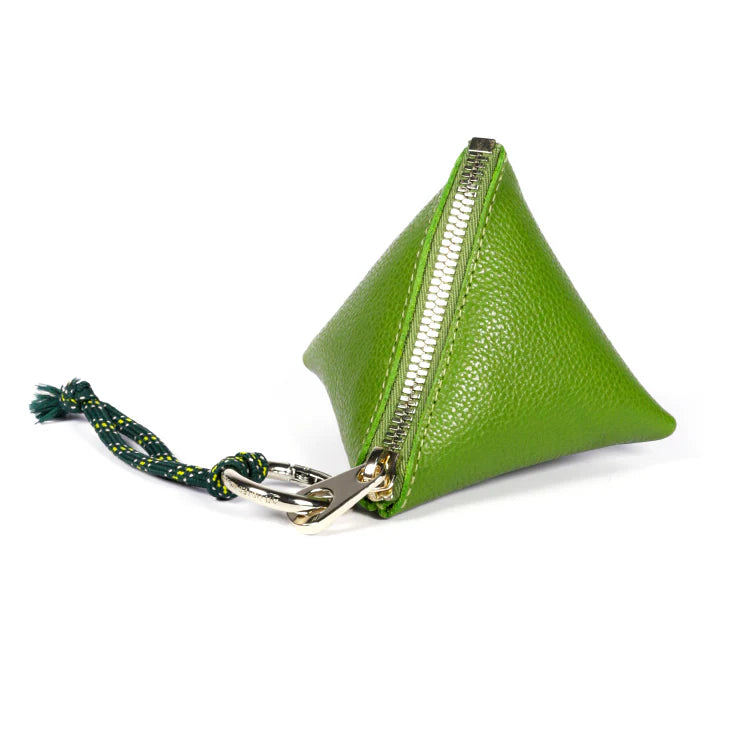 Craie Studio Pyramid Pouch - Grained Matcha
