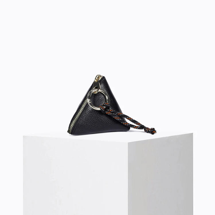 Craie Studio Pyramid Pouch - Grained Noir