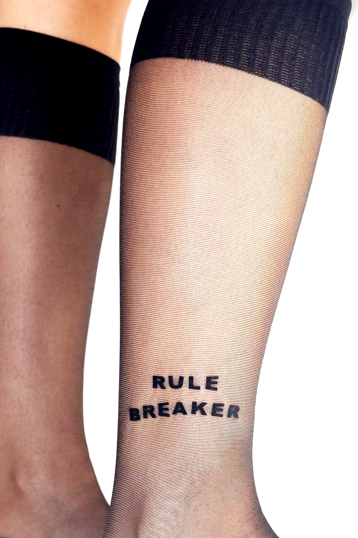 Maria La Rosa Rule Breaker Knee-High Socks - Black