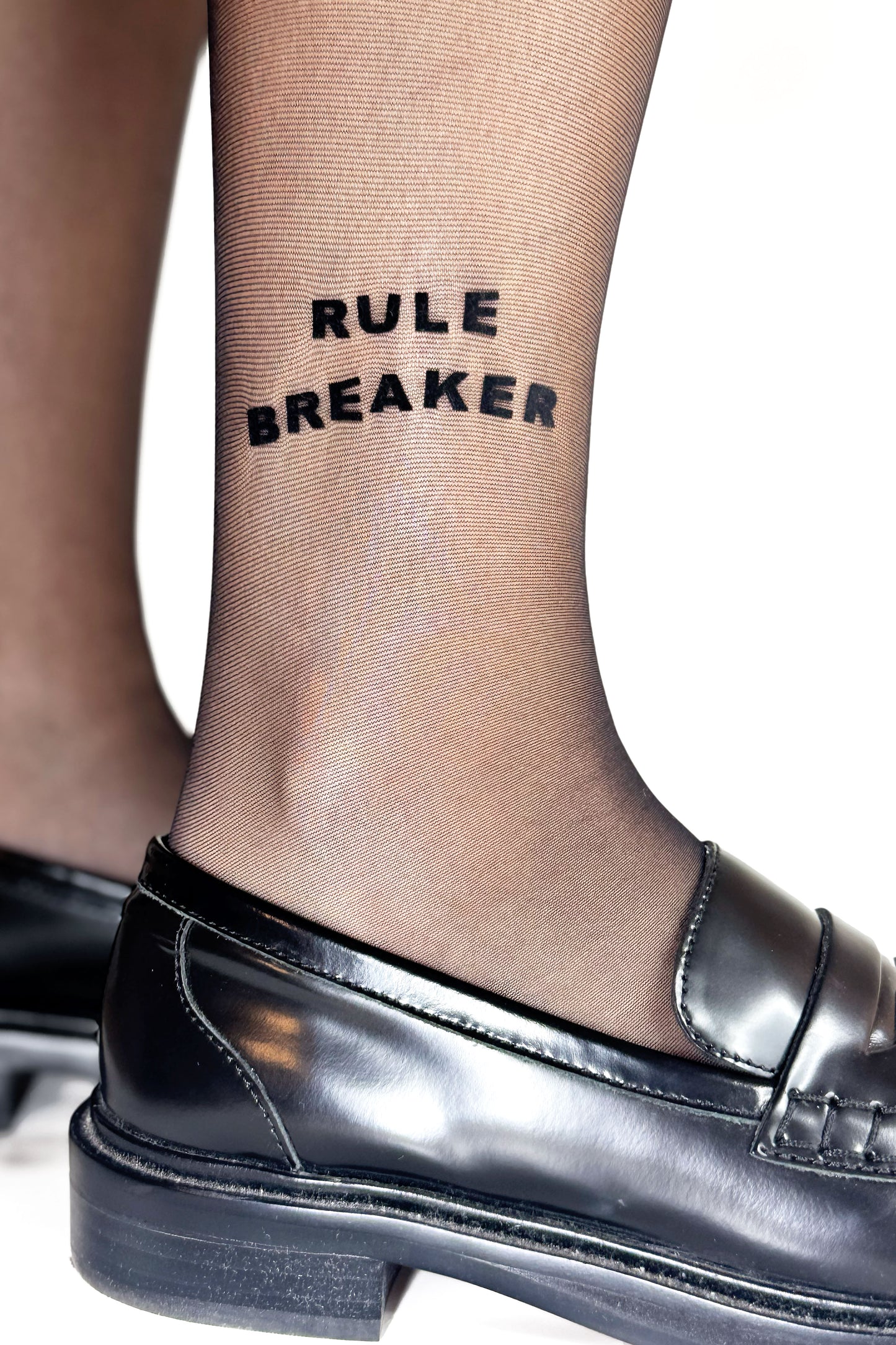 Maria La Rosa Rule Breaker Knee-High Socks - Black
