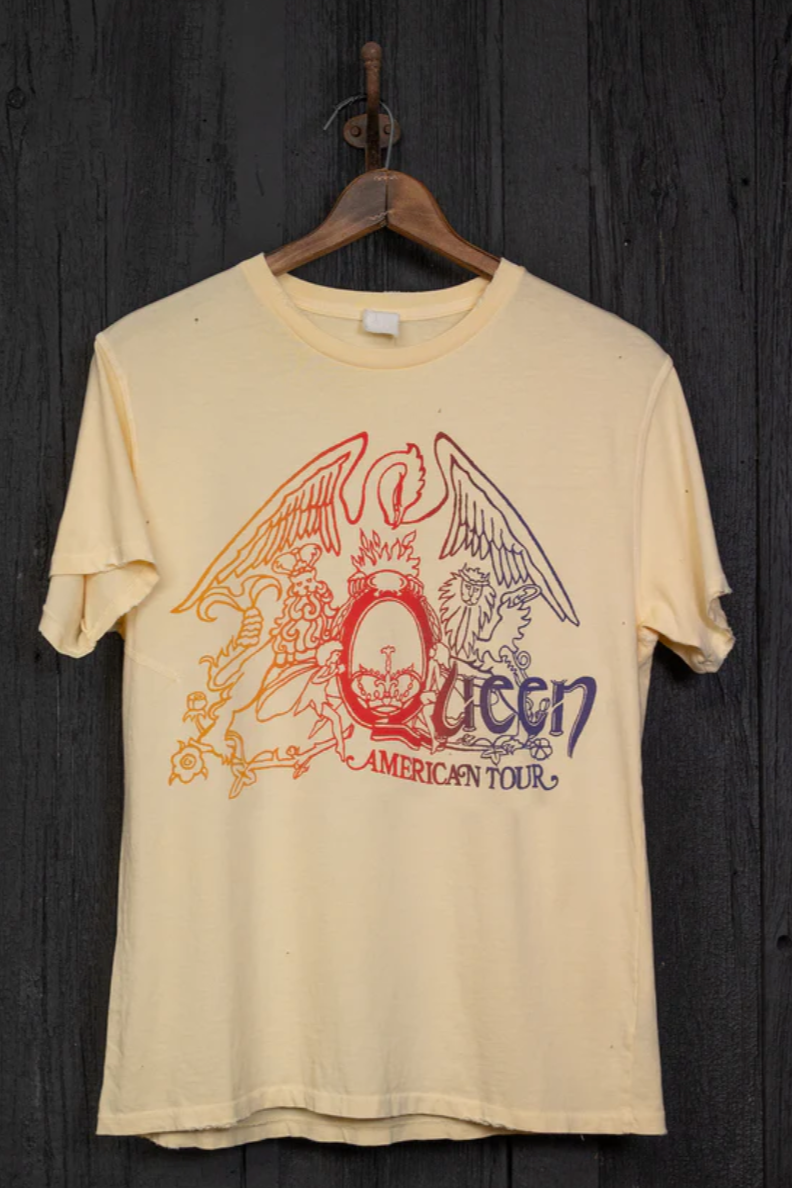 MadeWorn Queen Crew Tee - Mellow Yellow