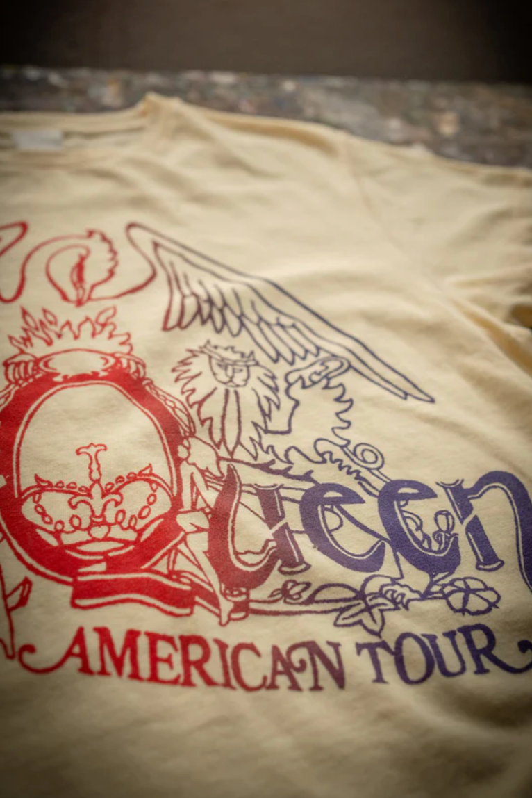 MadeWorn Queen Crew Tee - Mellow Yellow