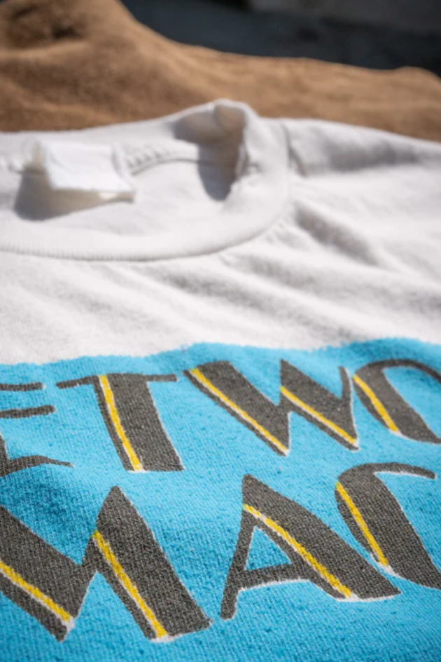 MadeWorn Fleetwood Mac Mens Crew Tee - Vintage White