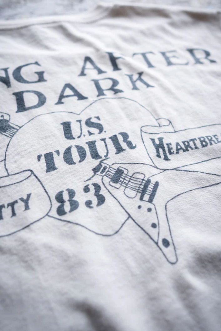 MadeWorn Tom Petty Mens Crew Tee - Vintage White