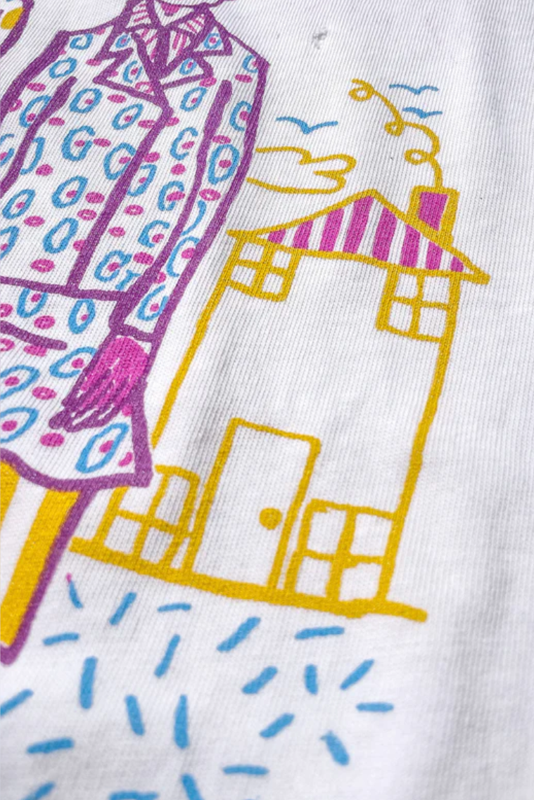 MadeWorn Talking Heads Crew Tee - Vintage White