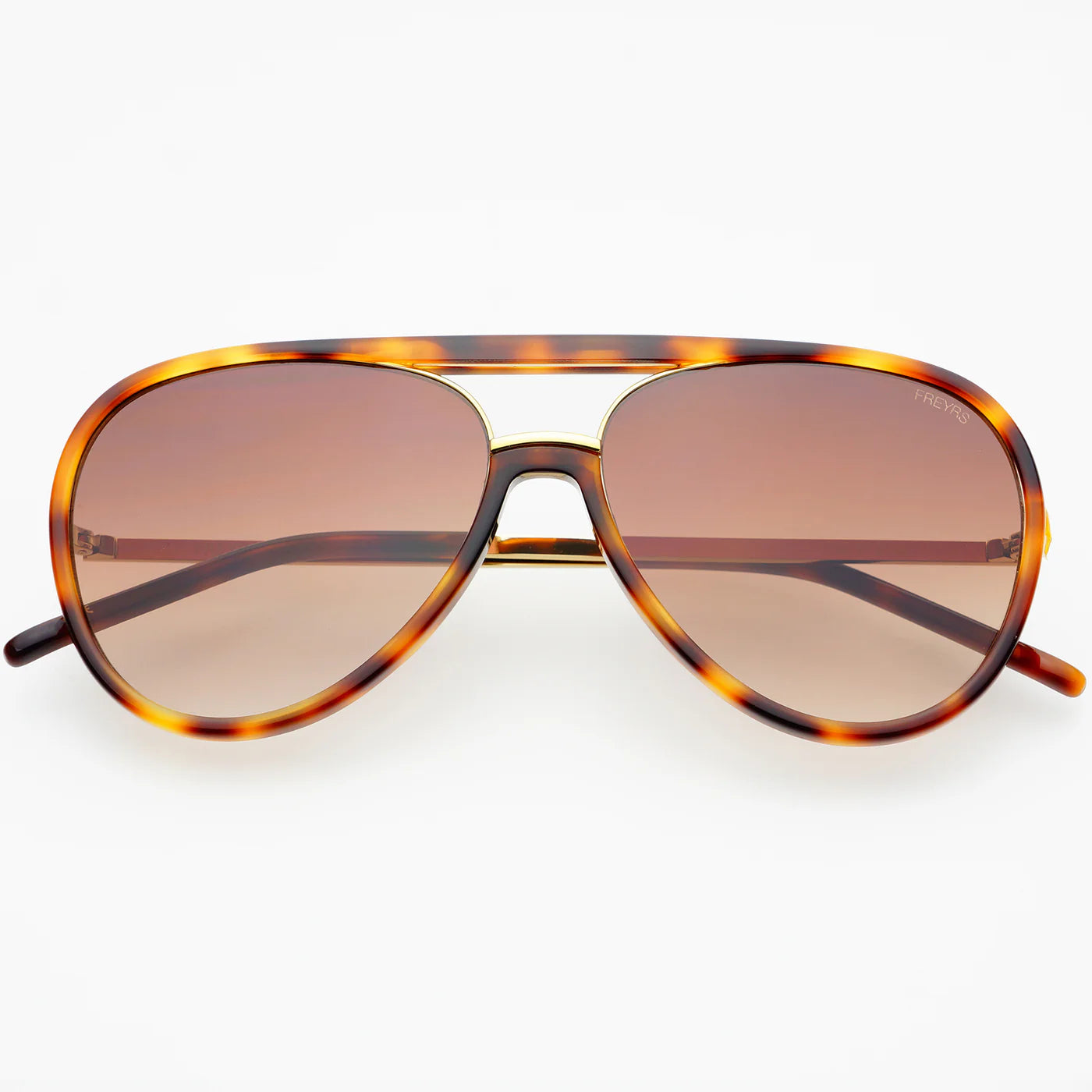 Freyrs Shay Sunglasses - Tortoise/Gradient Brown