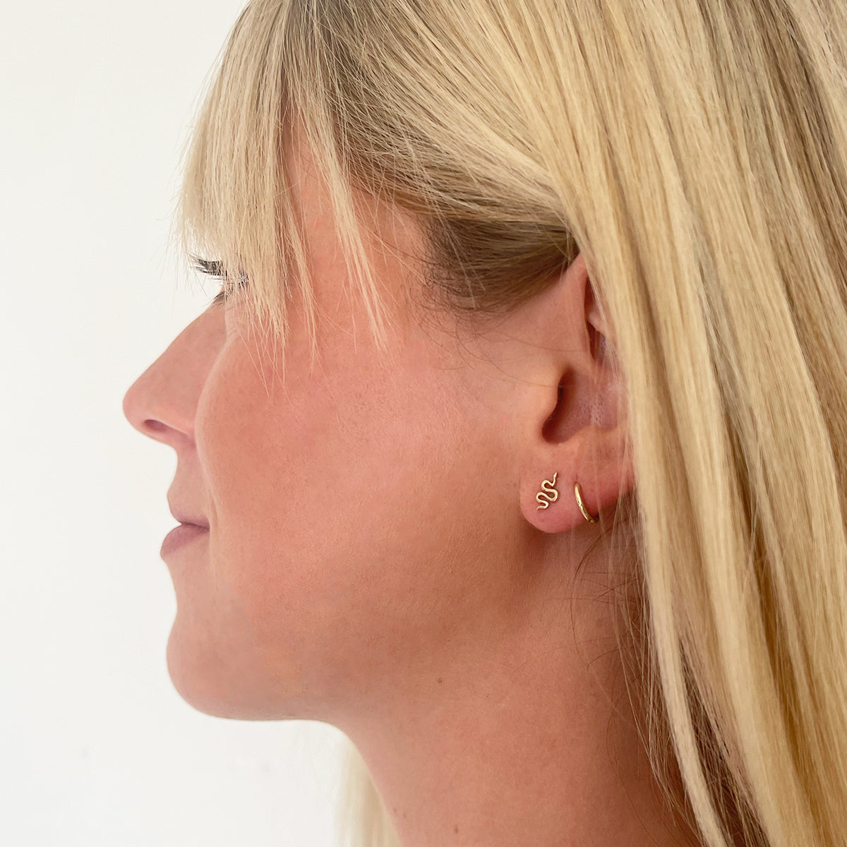 14k Tiny Shaped Studs
