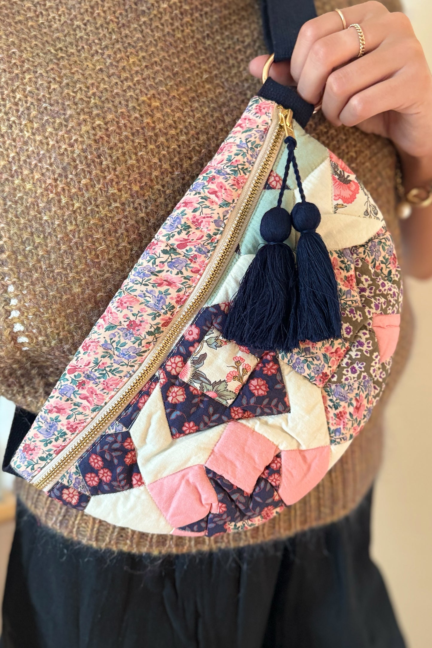Louise Misha Waist Bag - Starpatch Blush Flow