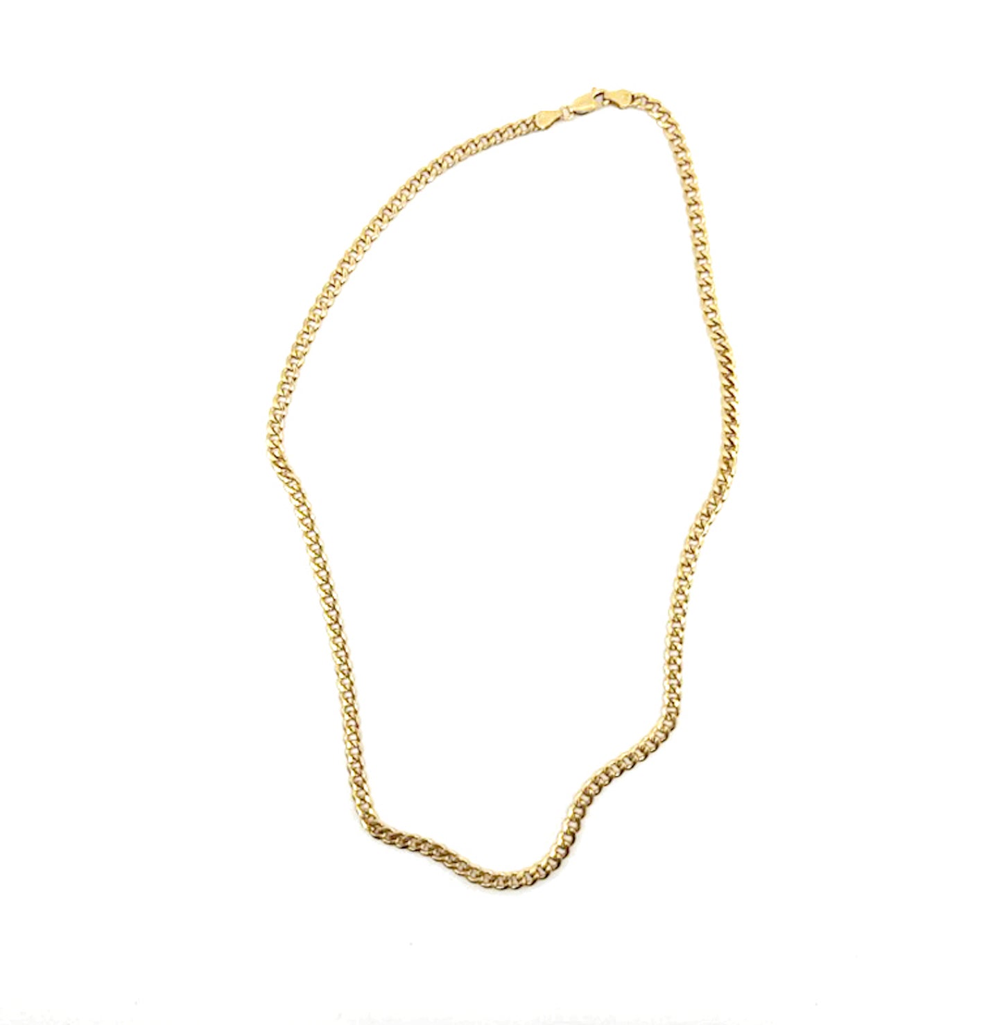 Thin Curb Chain Necklace