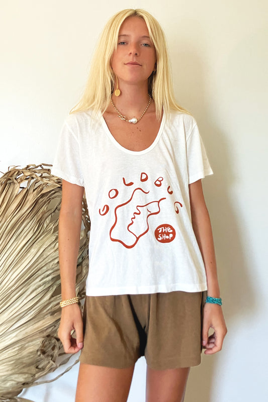 GOLDBUG Zuma Scoop Tee - White