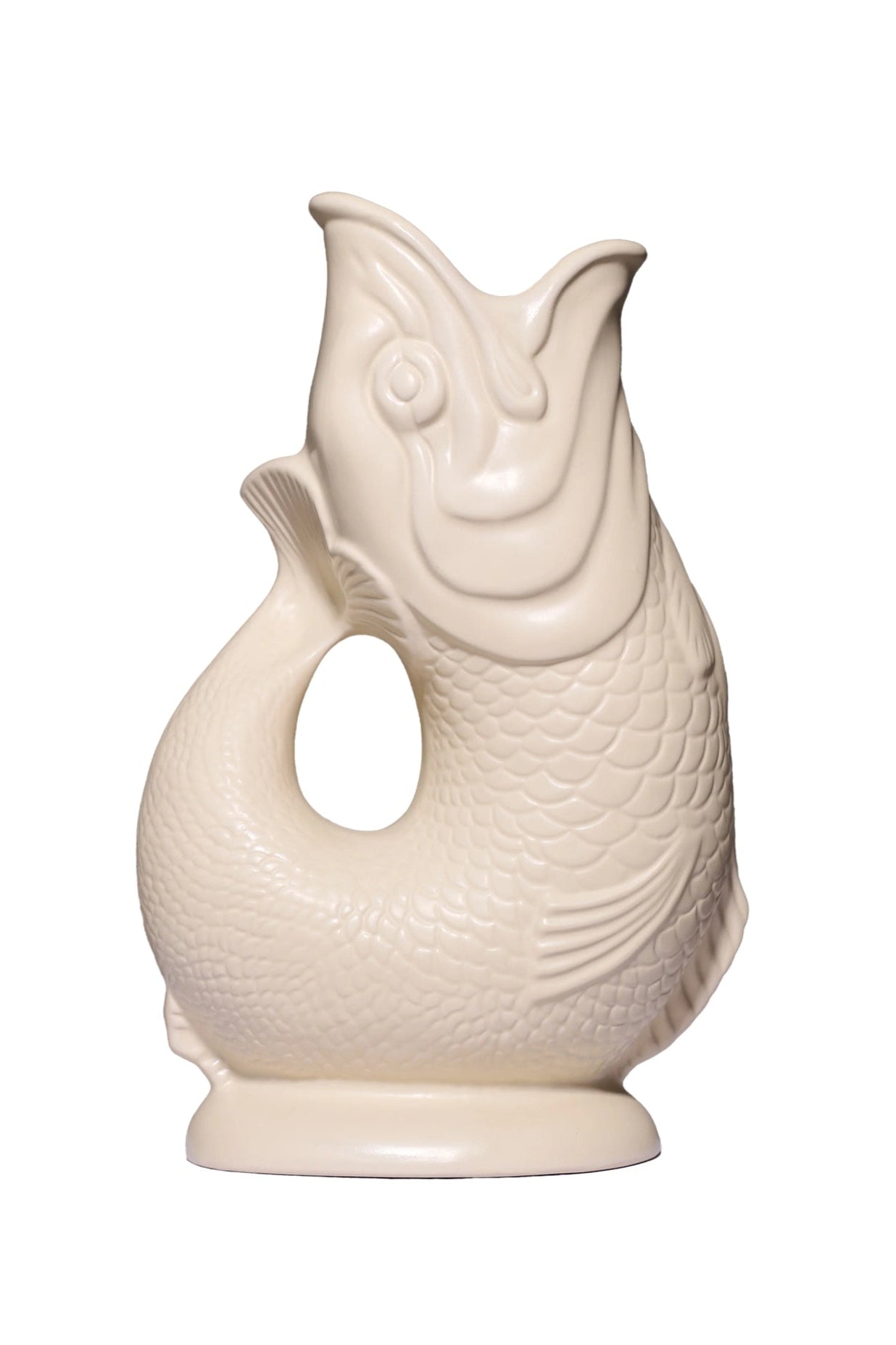 The Original Gluggle Jug Factory - Matte Sand Gluggle Jug